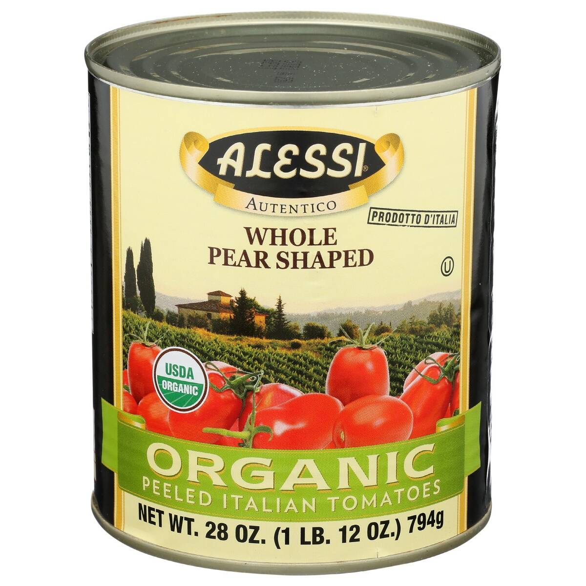 Alessi: Organic Peeled Tomatoes, 28 Oz